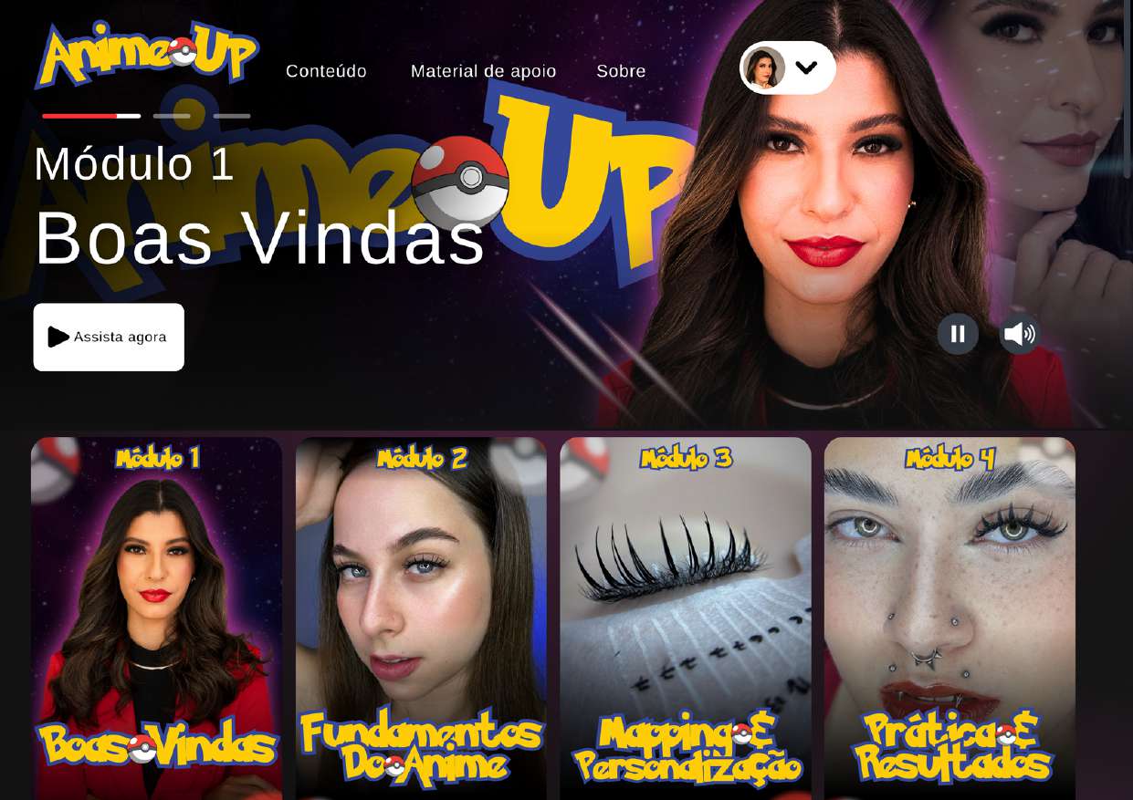 Área de membros Anime-Up