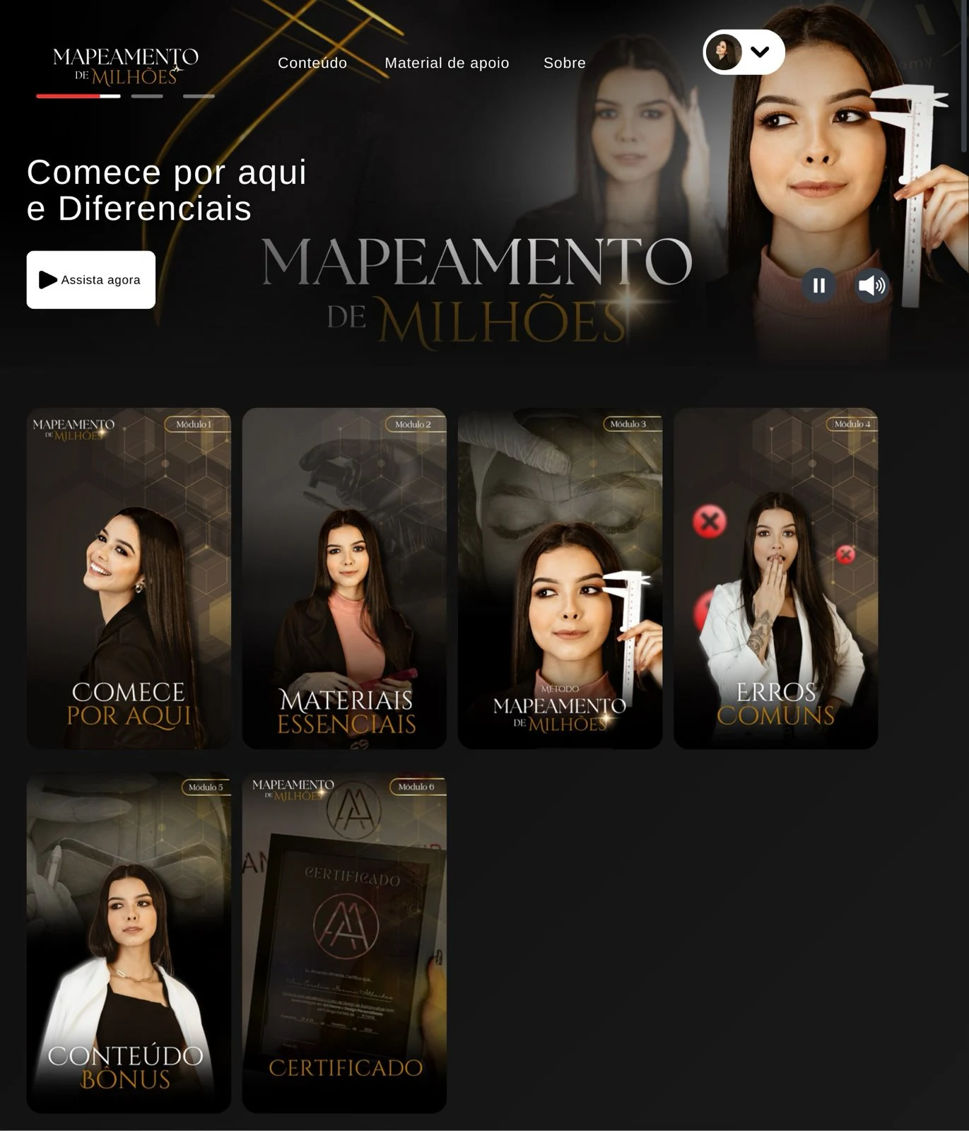 Área de membros de projeto digital 33